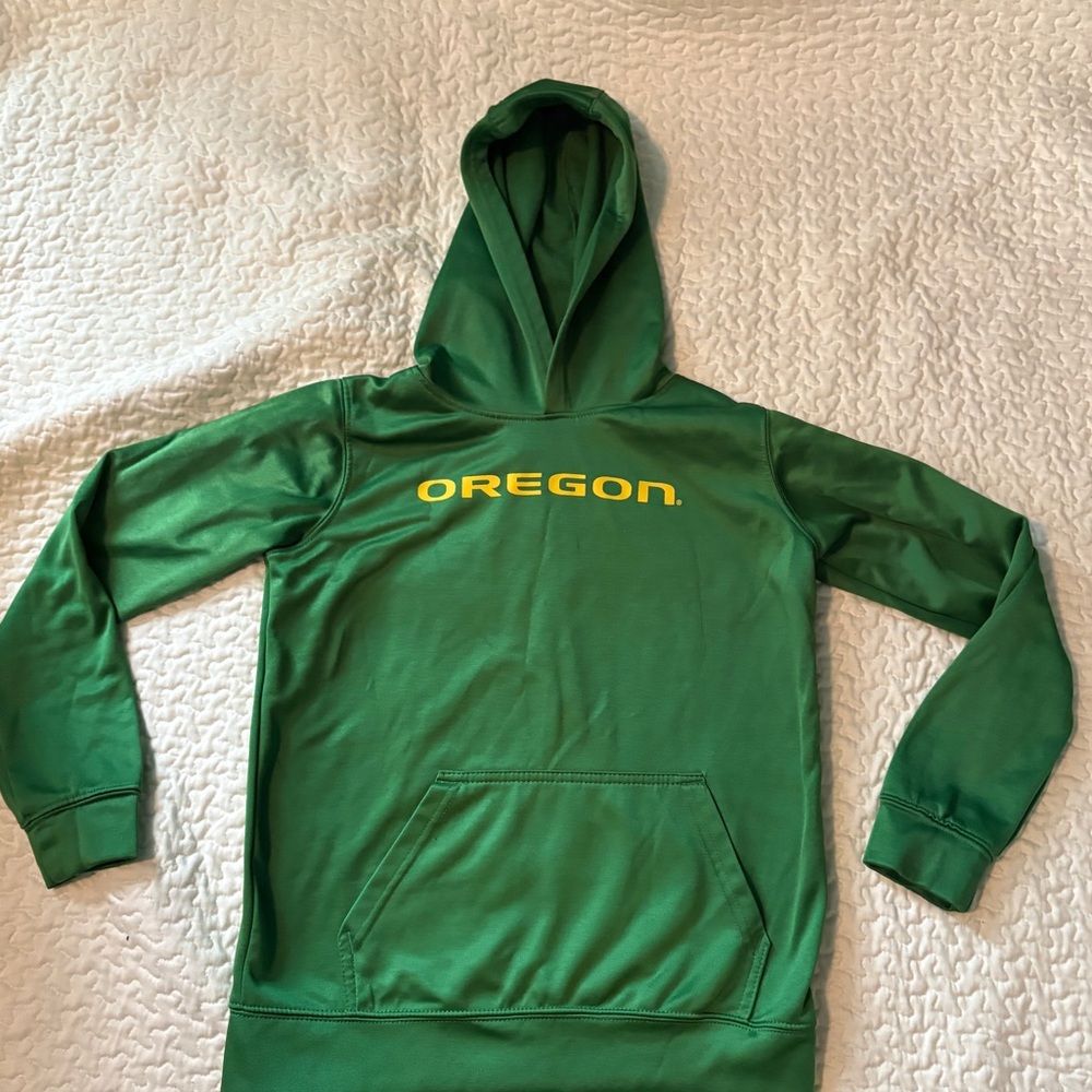 Gen2 🏈 Oregon Ducks 🦆 Green Tech Hoodie 💚